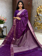 Kanchi Silk Silver Zari