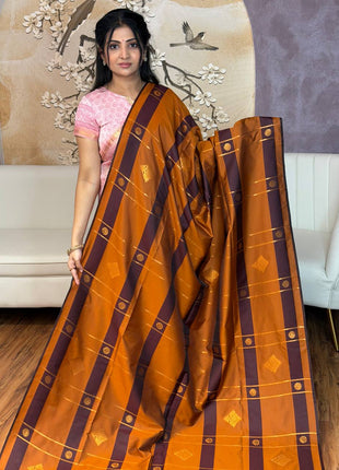 Border Less Kanchi Silk