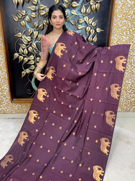 Mulberry Saree
