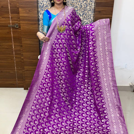Pure Georgette Banarasi