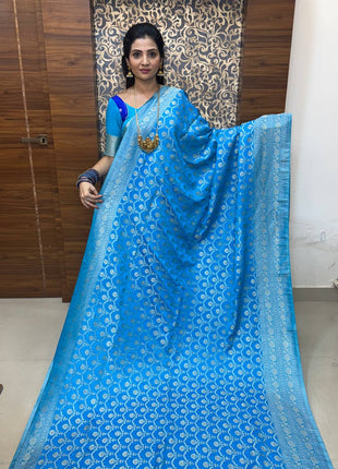 Pure Georgette Banarasi