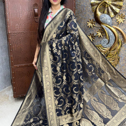 Pure Georgette Banarasi