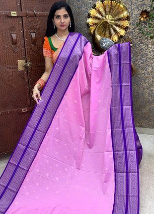 Premium Kanchi Silver Zari