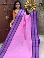 Premium Kanchi Silver Zari