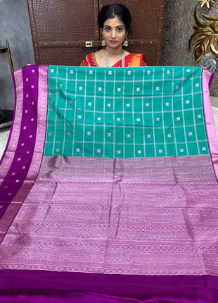 Premium Kanchi Silver Zari