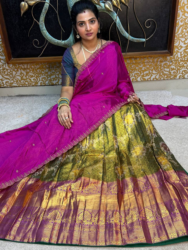 Lehenga is Free Size (Semi Stitched )