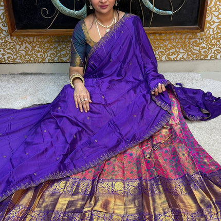 Lehenga is Free Size (Semi Stitched )