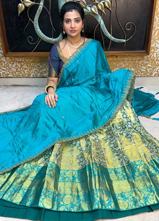 Lehenga is Free Size (Semi Stitched )
