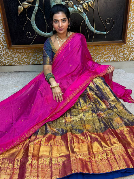 Lehenga is Free Size (Semi Stitched )