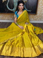 Half Saree (Stitched Skirt, Unstitched Blouse)