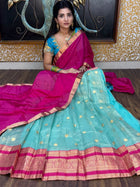 Half Saree (Stitched Skirt, Unstitched Blouse)