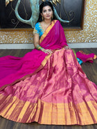 Half Saree (Stitched Skirt, Unstitched Blouse)