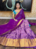 Half Saree (Stitched Skirt, Unstitched Blouse)