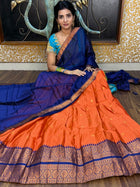 Half Saree (Stitched Skirt, Unstitched Blouse)