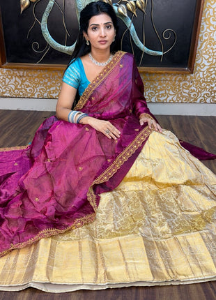 Lehenga is Free Size (Semi Stitched )