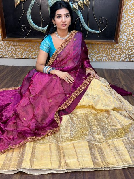 Lehenga is Free Size (Semi Stitched )
