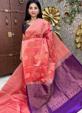 Border Less Kanchi Silk