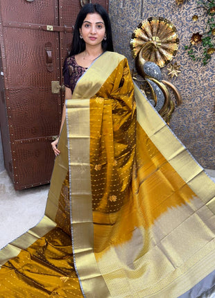 Premium Kanchi Gold Zari