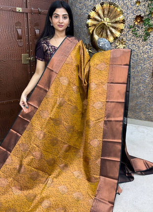 Triple Shade Kanchi Silk