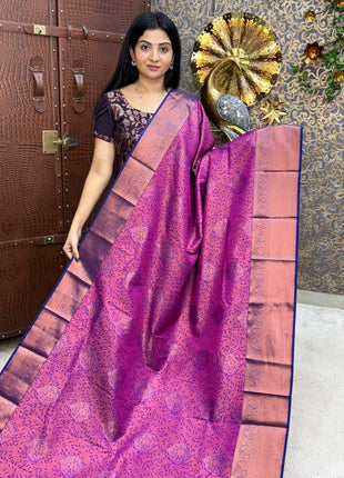 Triple Shade Kanchi Silk