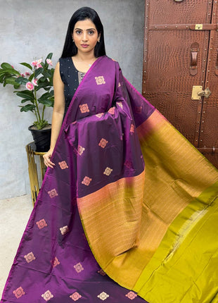 Border Less Kanchi Silk
