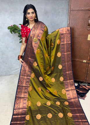 Long Border Kanchi Silk