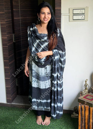 Linen Cotton Suit (Unstitched)