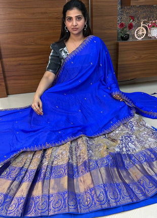 Lehenga is Free Size (Semi Stitched )