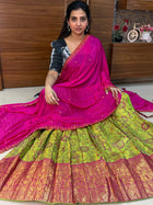 Lehenga is Free Size (Semi Stitched )