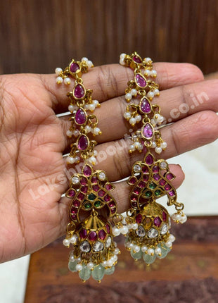Jhumki With Attached Mattal