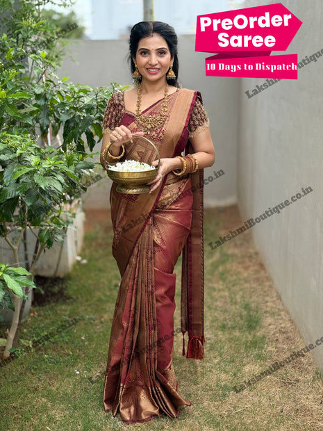 Premium Kanchi Gold Zari