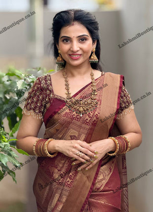 Premium Kanchi Gold Zari