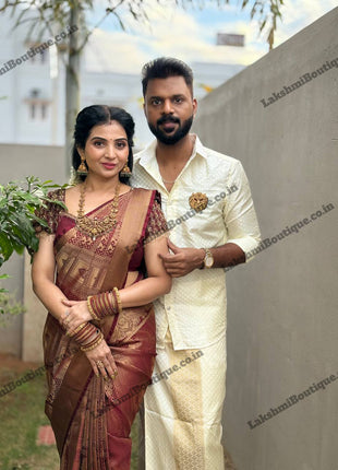 Premium Kanchi Gold Zari