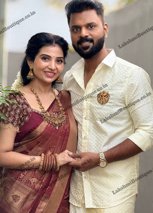 Premium Kanchi Gold Zari