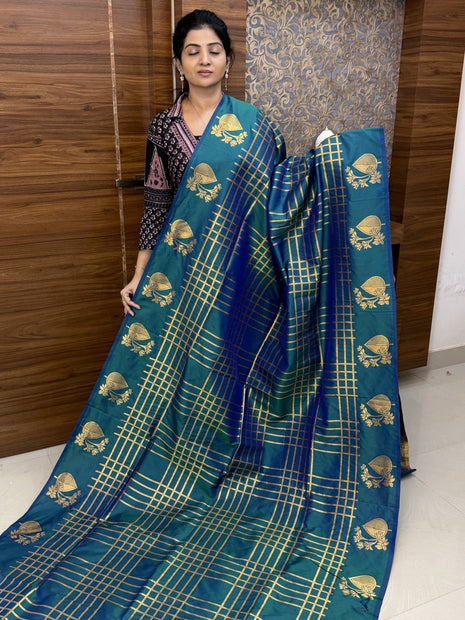 Border Less Kanchi Silk