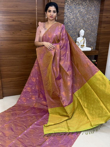 Border Less Kanchi Silk