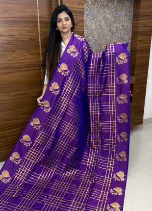 Border Less Kanchi Silk