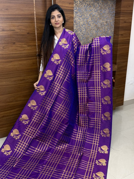 Border Less Kanchi Silk