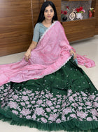Lehenga is Free Size (Semi Stitched )