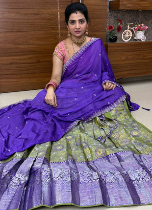 Lehenga is Free Size (Semi Stitched )