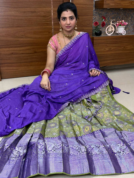 Lehenga is Free Size (Semi Stitched )