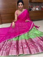 Lehenga is Free Size (Semi Stitched )