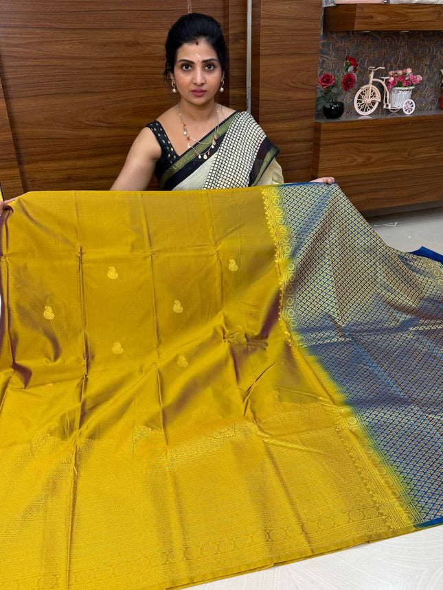 Premium Kanchi Gold Zari