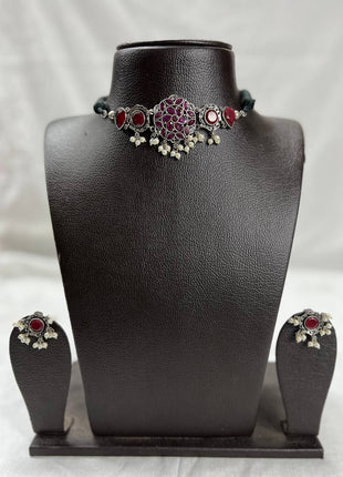 Oxsidised With Joker Necklace Jewellery