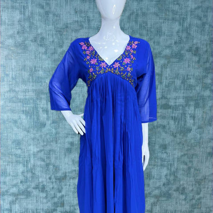 Jewel Neck Kurtis