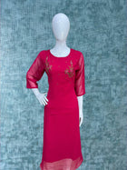 Jewel Neck Kurtis