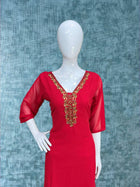 Jewel Neck Kurtis