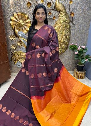 Border Less Kanchi Silk