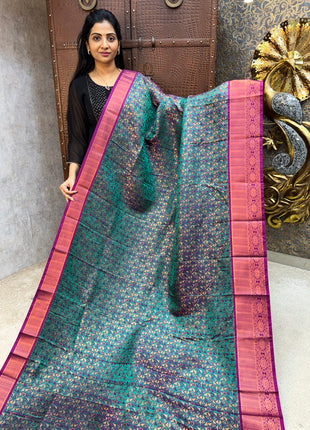 Triple Shade Kanchi Silk