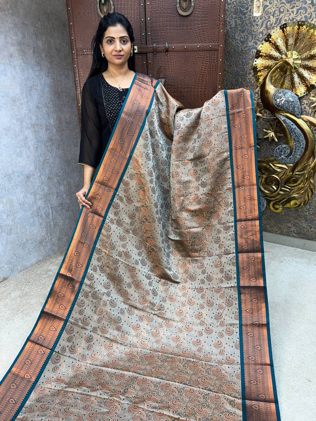 Triple Shade Kanchi Silk